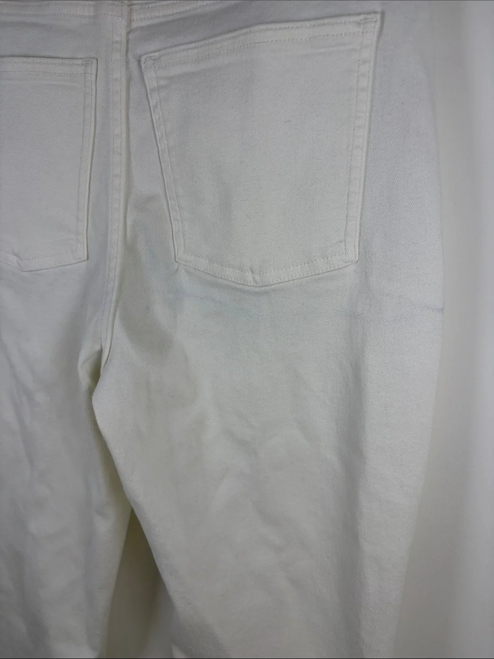 SPANX Lycra Flare High-Rise Jeans- Color: Linen Sz 10 *See Description* NWT Flaw